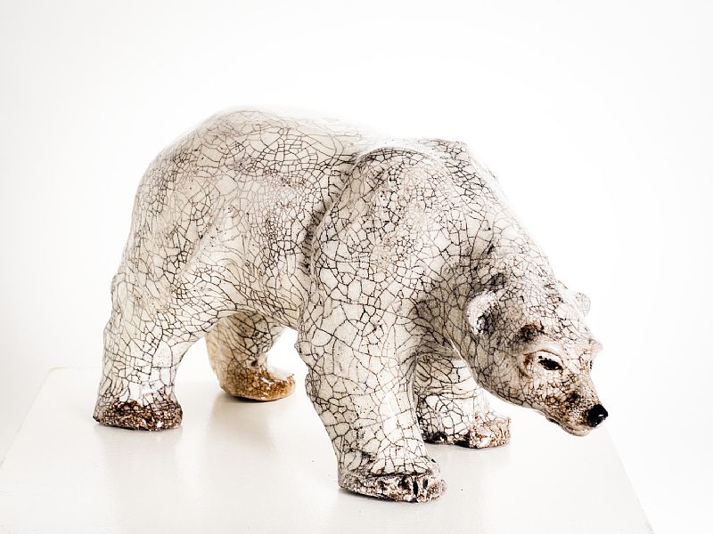 Carol Read Richard Ballantyne - large standing polar bear