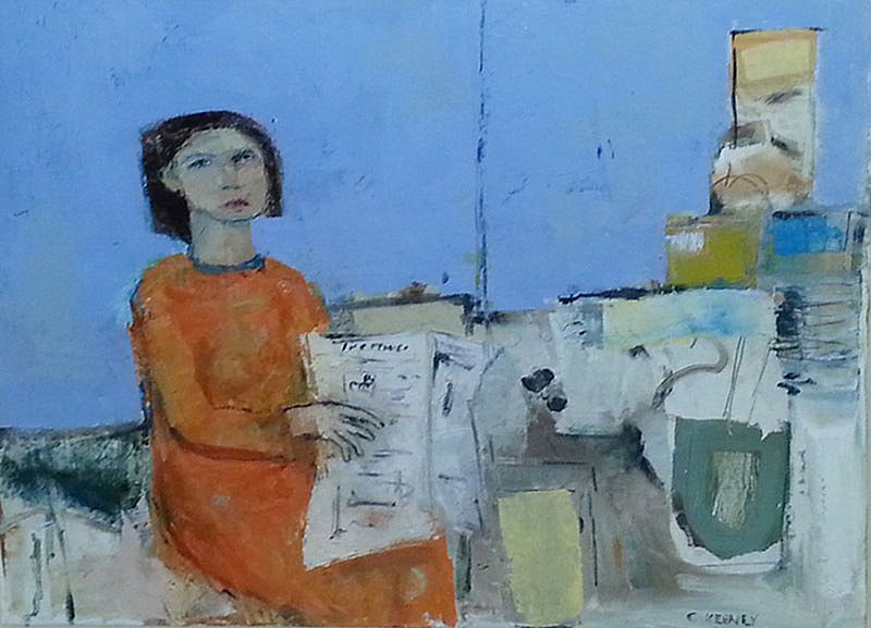 Christy Keeney - Woman with Newspaper