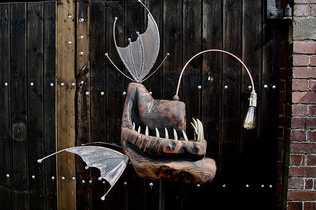 Anglerfish Lamp by Niki Burns