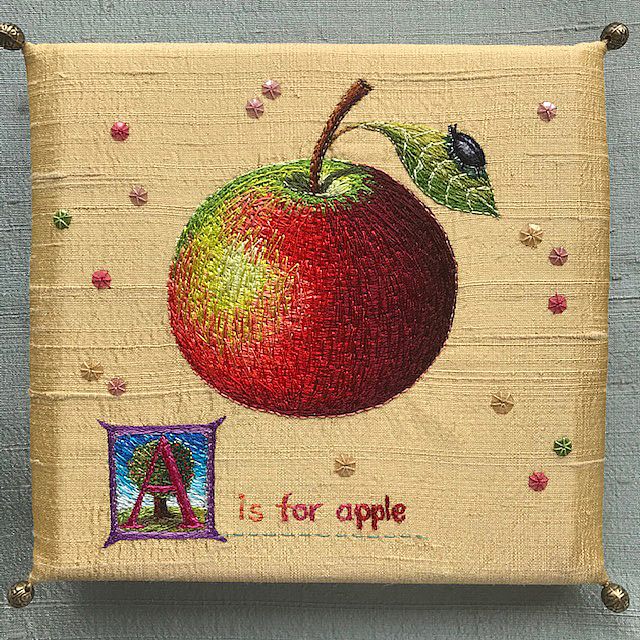 Aileen  Johnston - A is for apple from the alphabet series