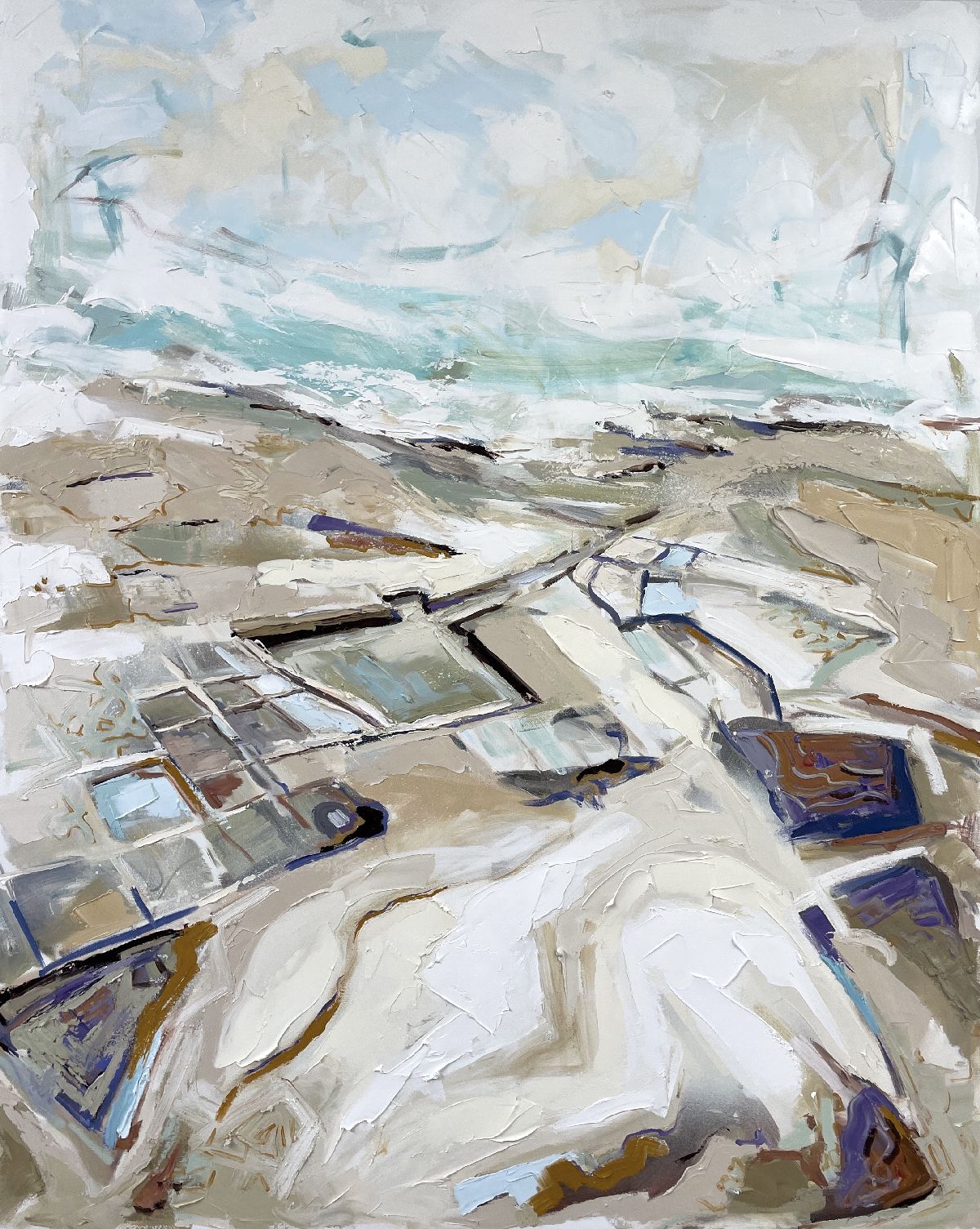 Bleached Rocks and Coastal Currents by Roisin  O'Farrell