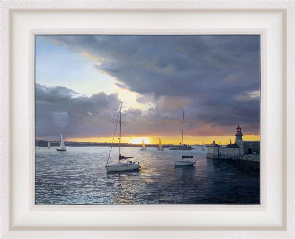 Dun Laoghaire Harbour by Sergey  Talichkin 