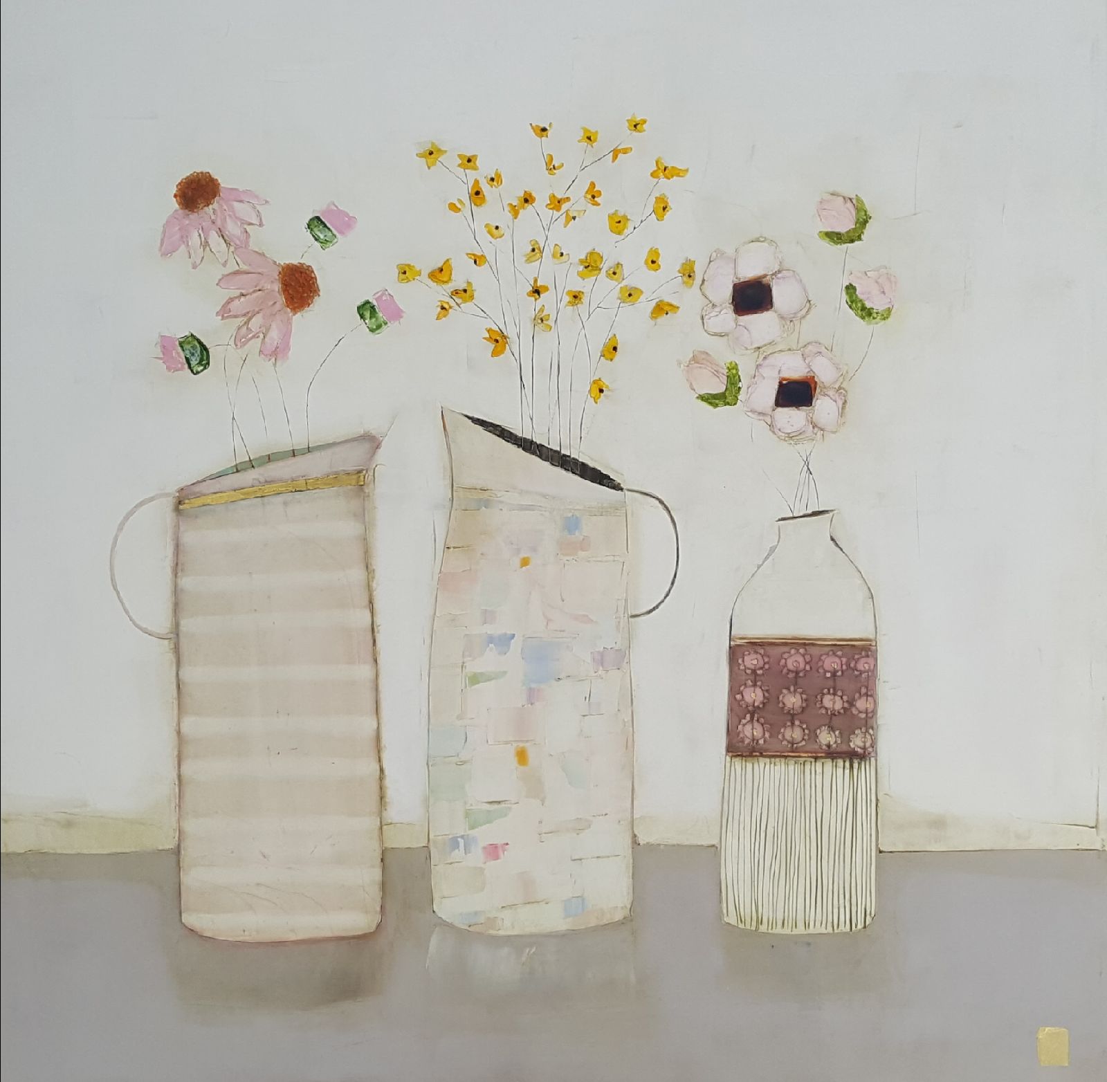 Eithne  Roberts - Two jugs and a bottle