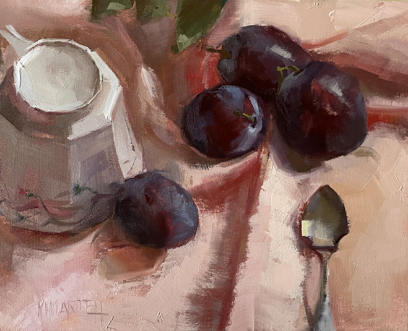 Plums for Tea by Kayla Martell