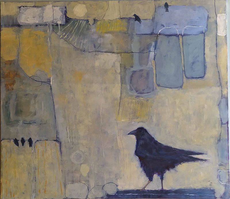 Giacomo  Mazzari - Crows in a wheat field 