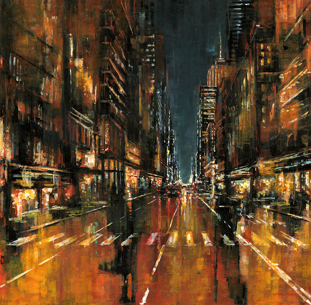 5th Avenue by Night by Nathan  Neven