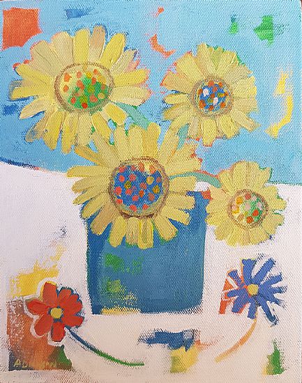 Alison  Dickson - Sunflowers