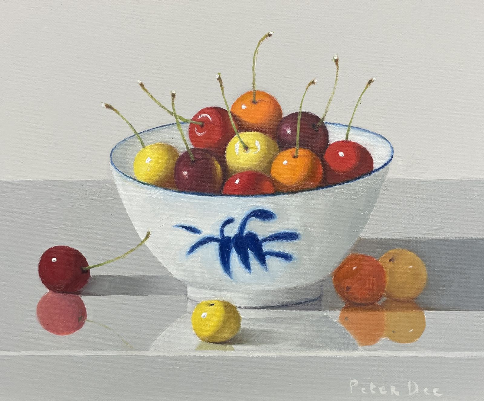 Bowl of cherries by Peter Dee