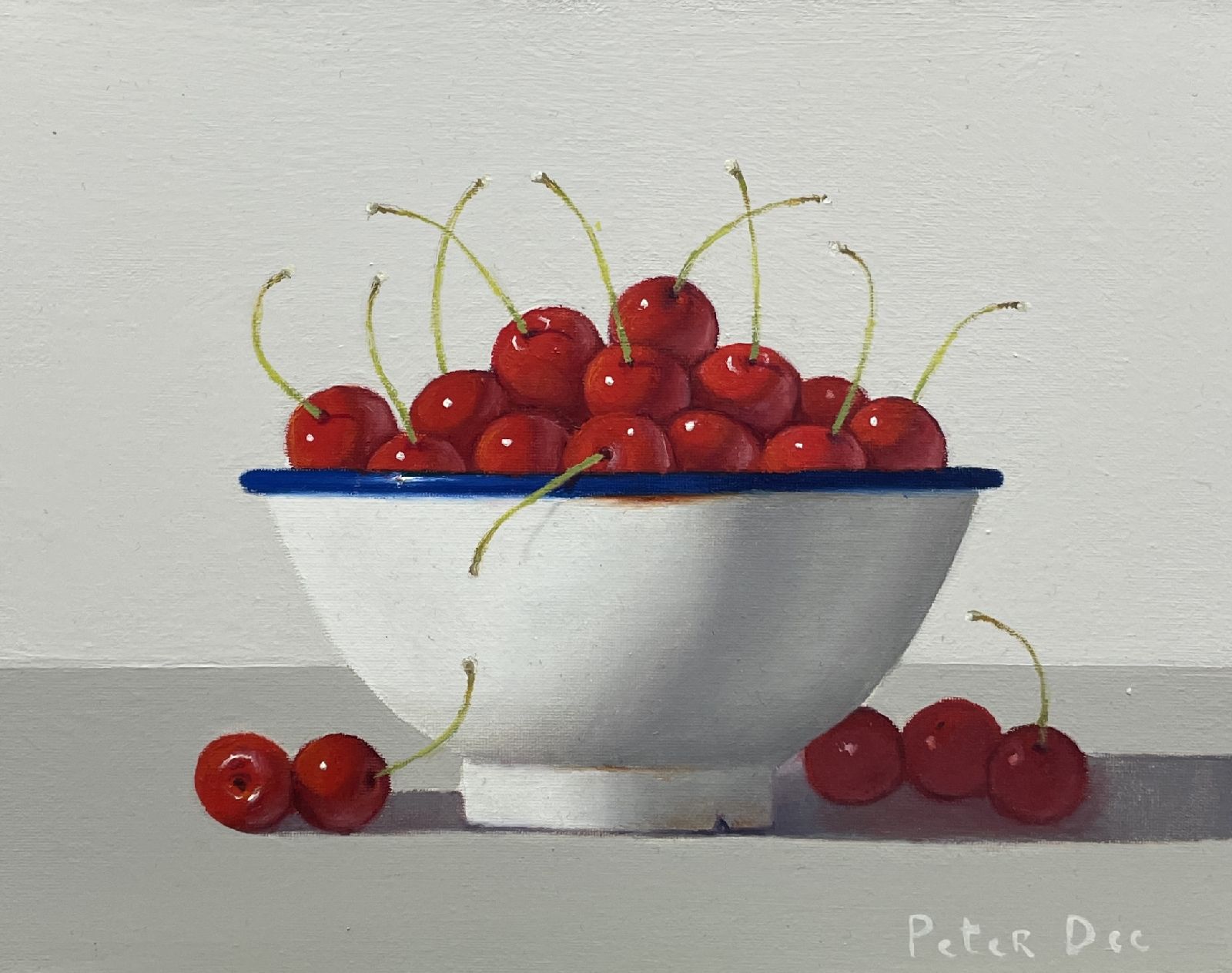 Peter Dee - Bowl of red cherries