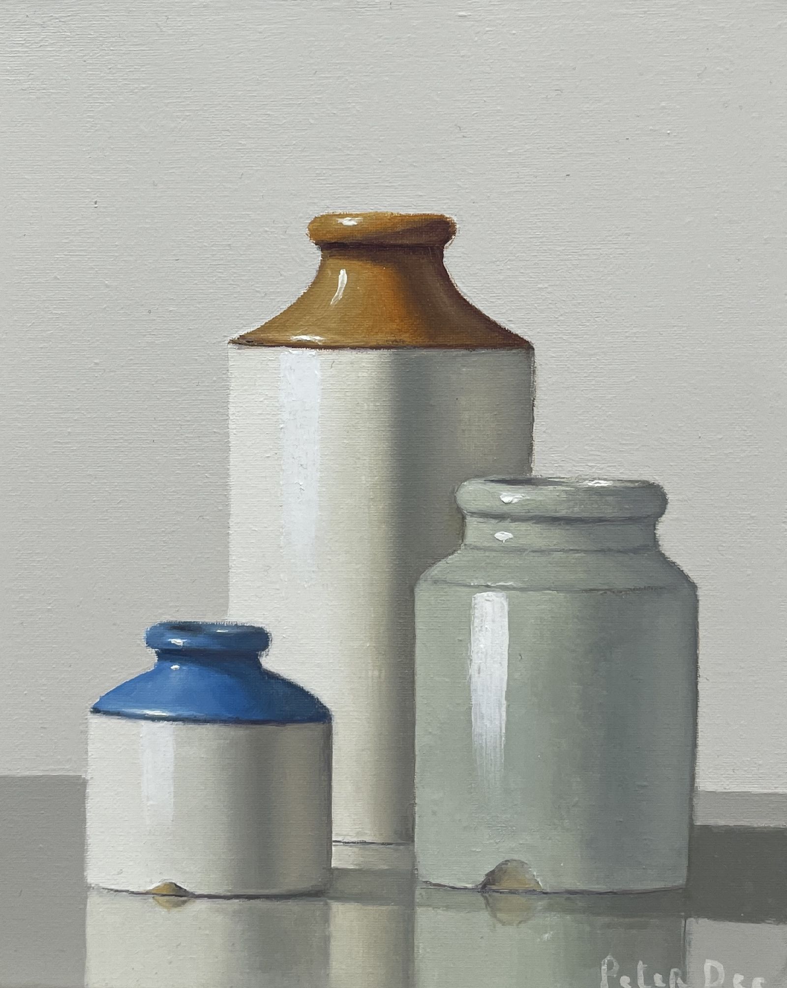 Peter Dee - Stoneware, bottles and jar II