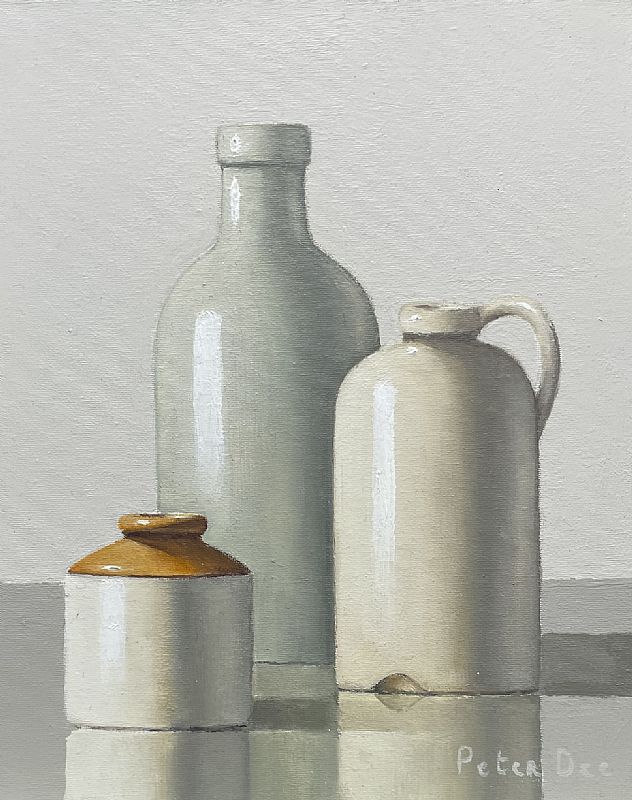 Peter Dee - Stoneware, bottles III **Special Christmas Show Price**