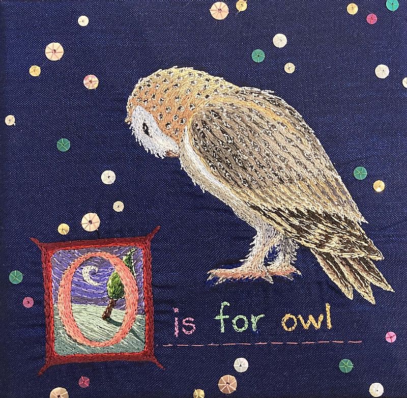 Aileen  Johnston - O is for owl
