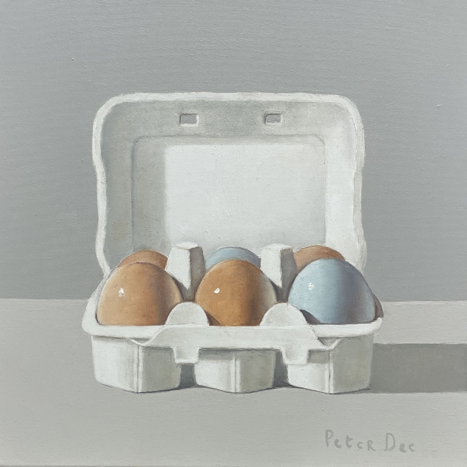Peter Dee - Box of hen and duck eggs