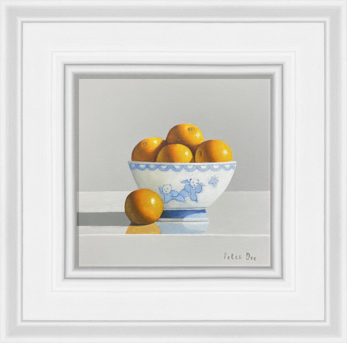 Oriental Bowl with Oranges by Peter Dee