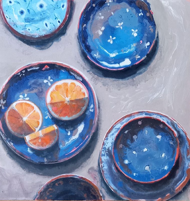 View Orange & Blue Plates