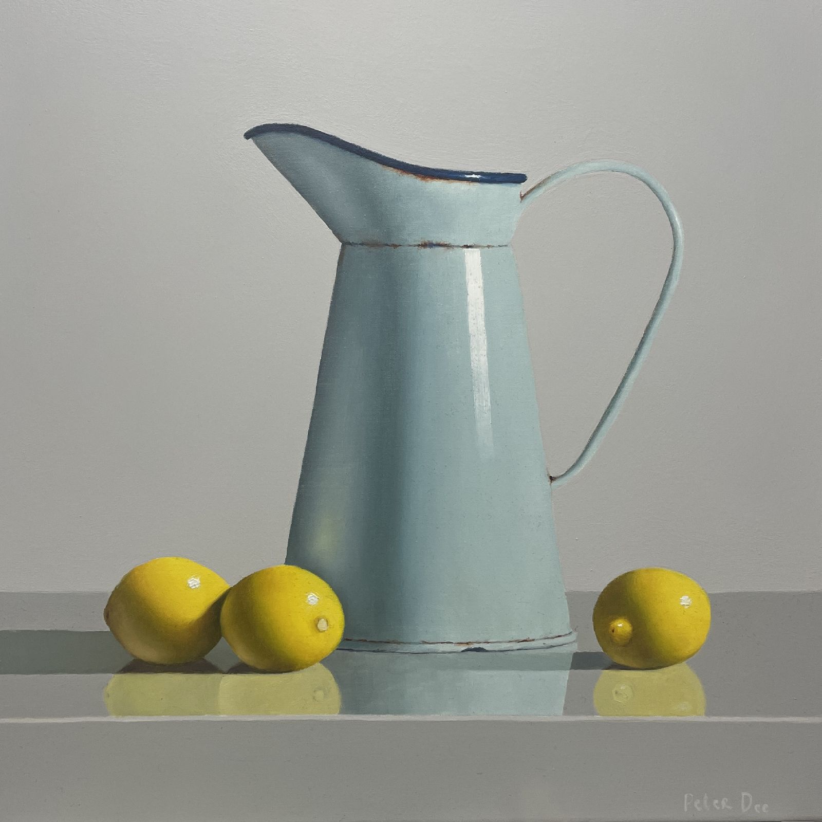 Peter Dee - Vintage enamelware with lemons