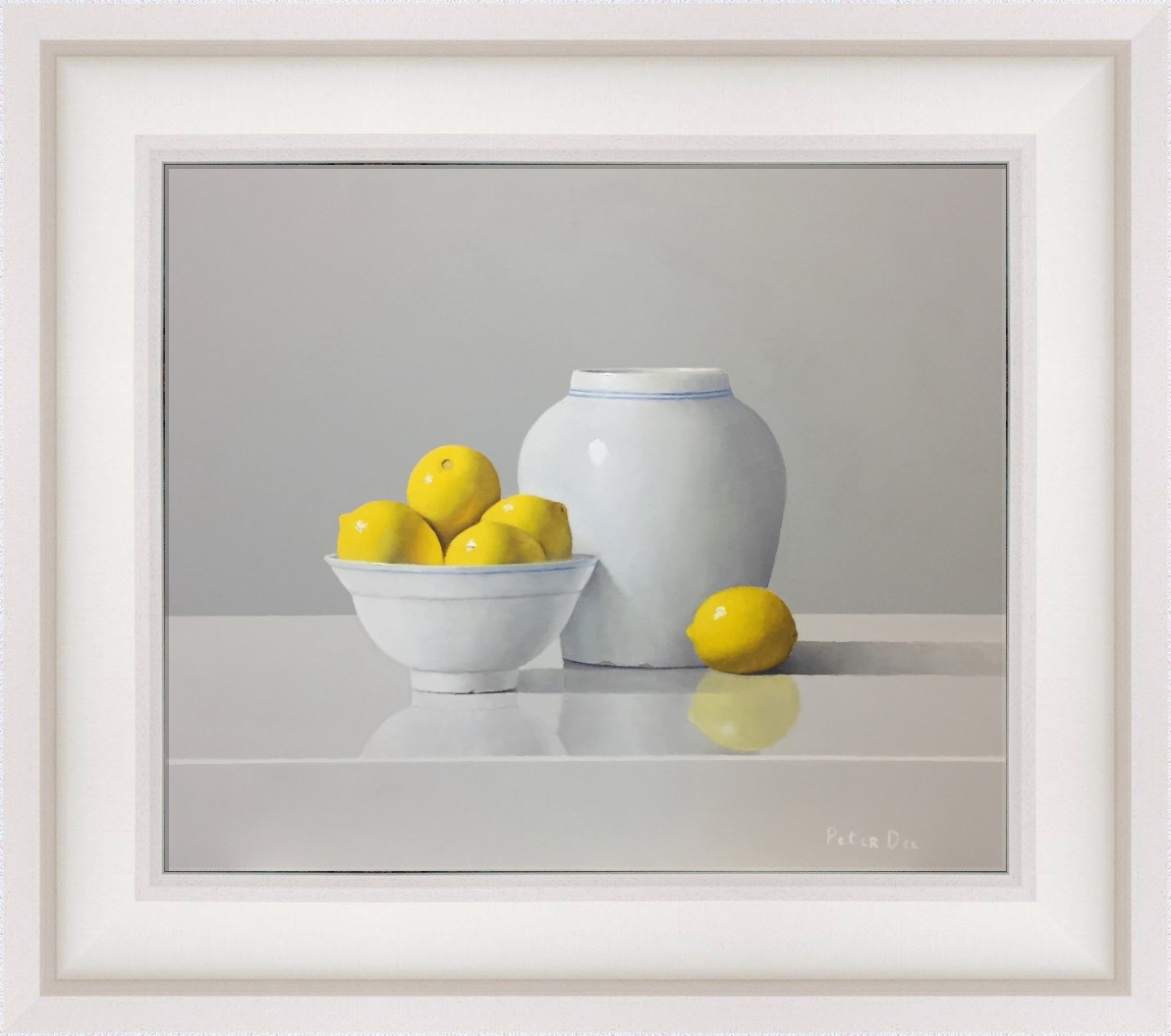 Lemons Still Life by Peter Dee