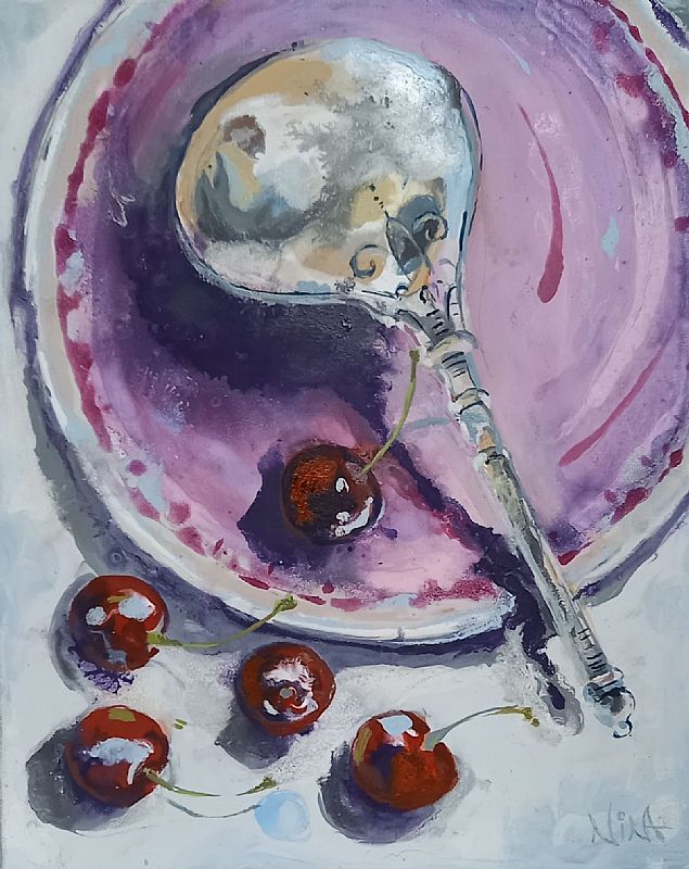 View Cherries & The Silver Ladle