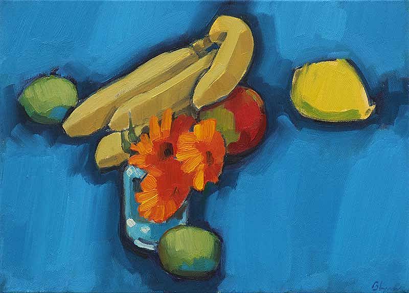 Fruit And Flowers II by  Unknown