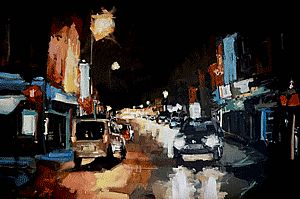 George's st at   Night by Michael Morris
