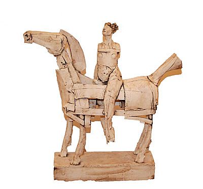 Unknown - Horse & rider