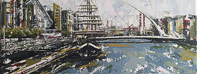 Dubin Docklands by Yvonne  Moore
