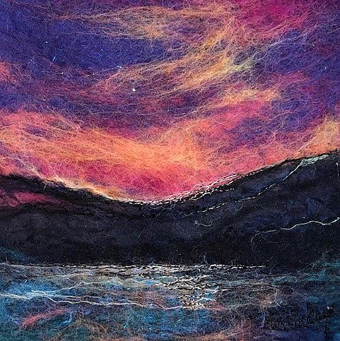 Sundown at sea by Moy  Mackay