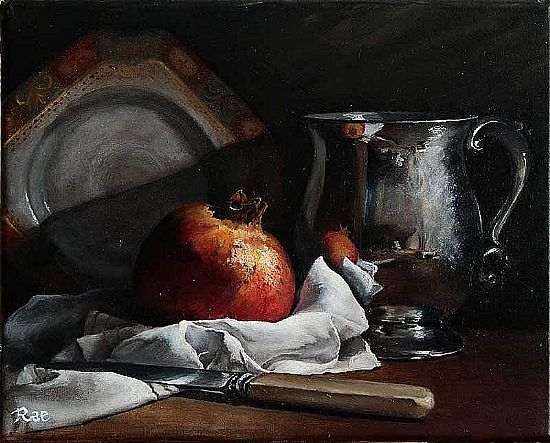 View Still Life with Pomegranate