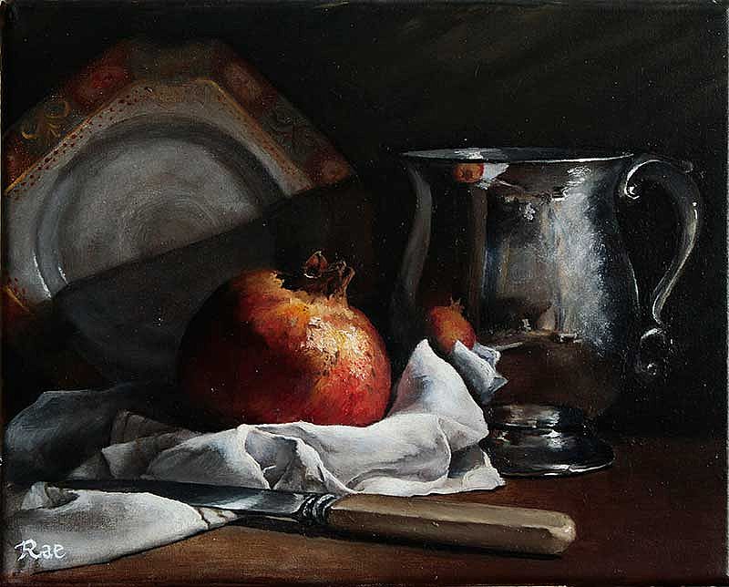 Still Life with Pomegranate by  Unknown