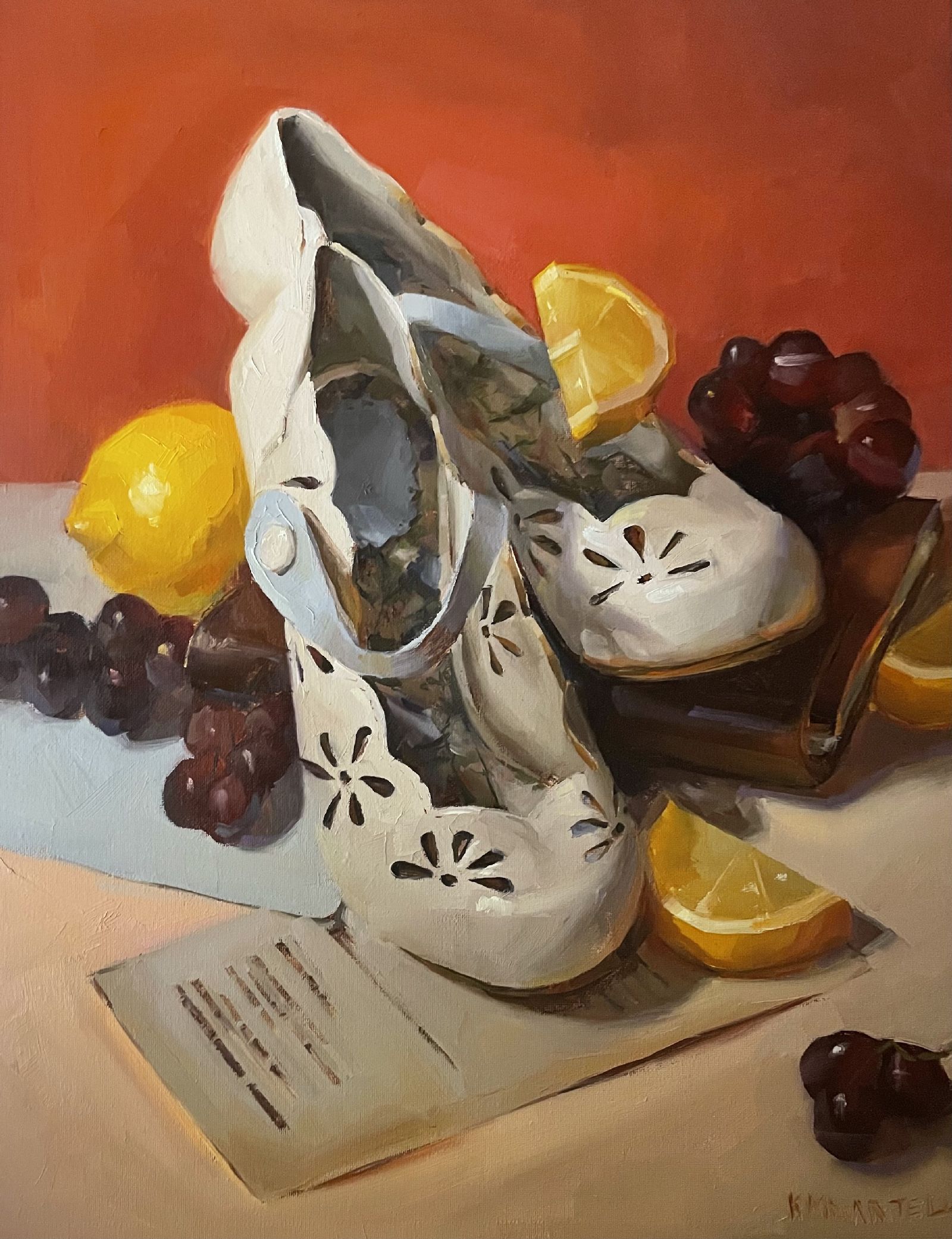 About a Lemon & a Shoe by Kayla Martell