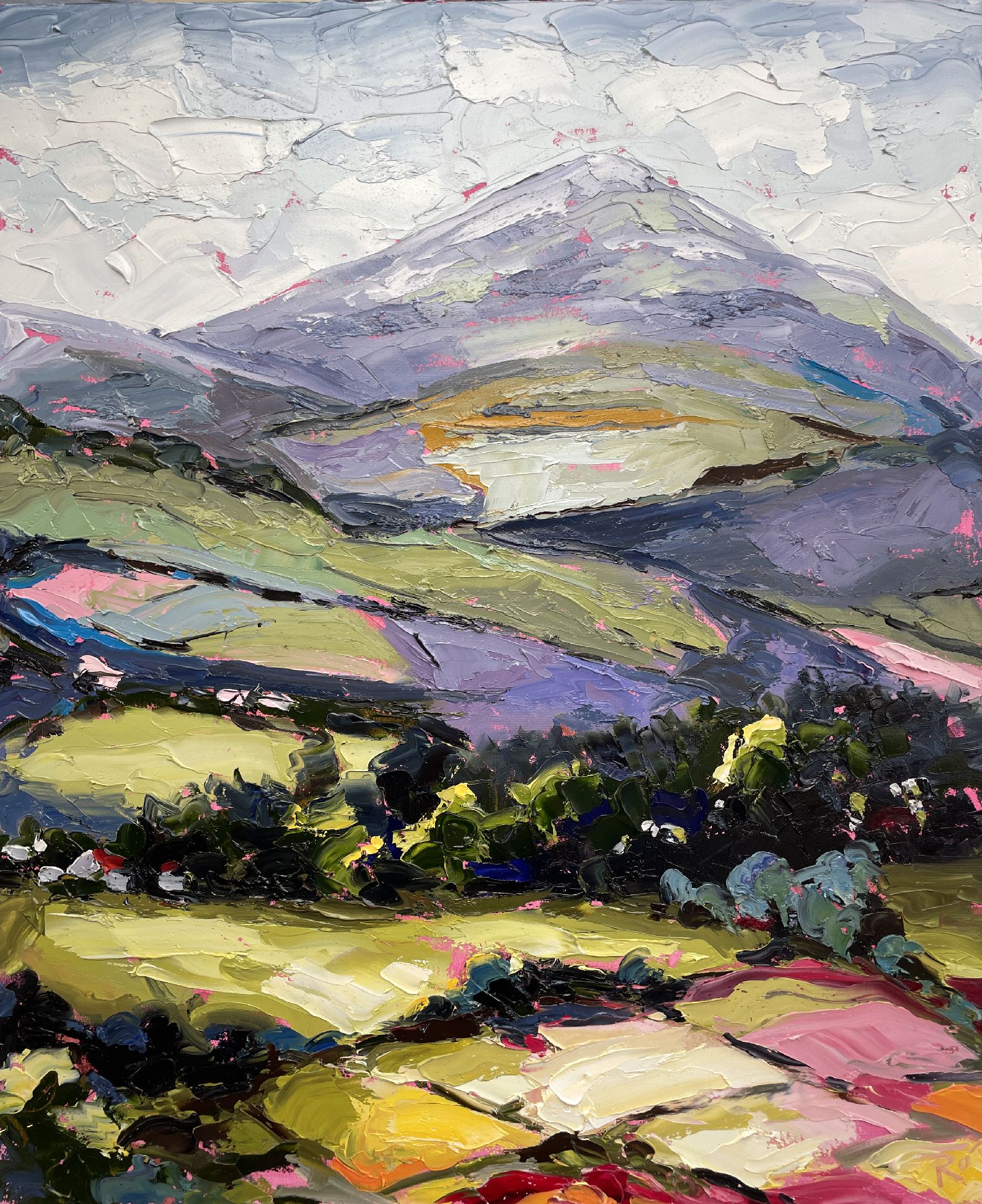 Across the mountain by Roisin  O'Farrell