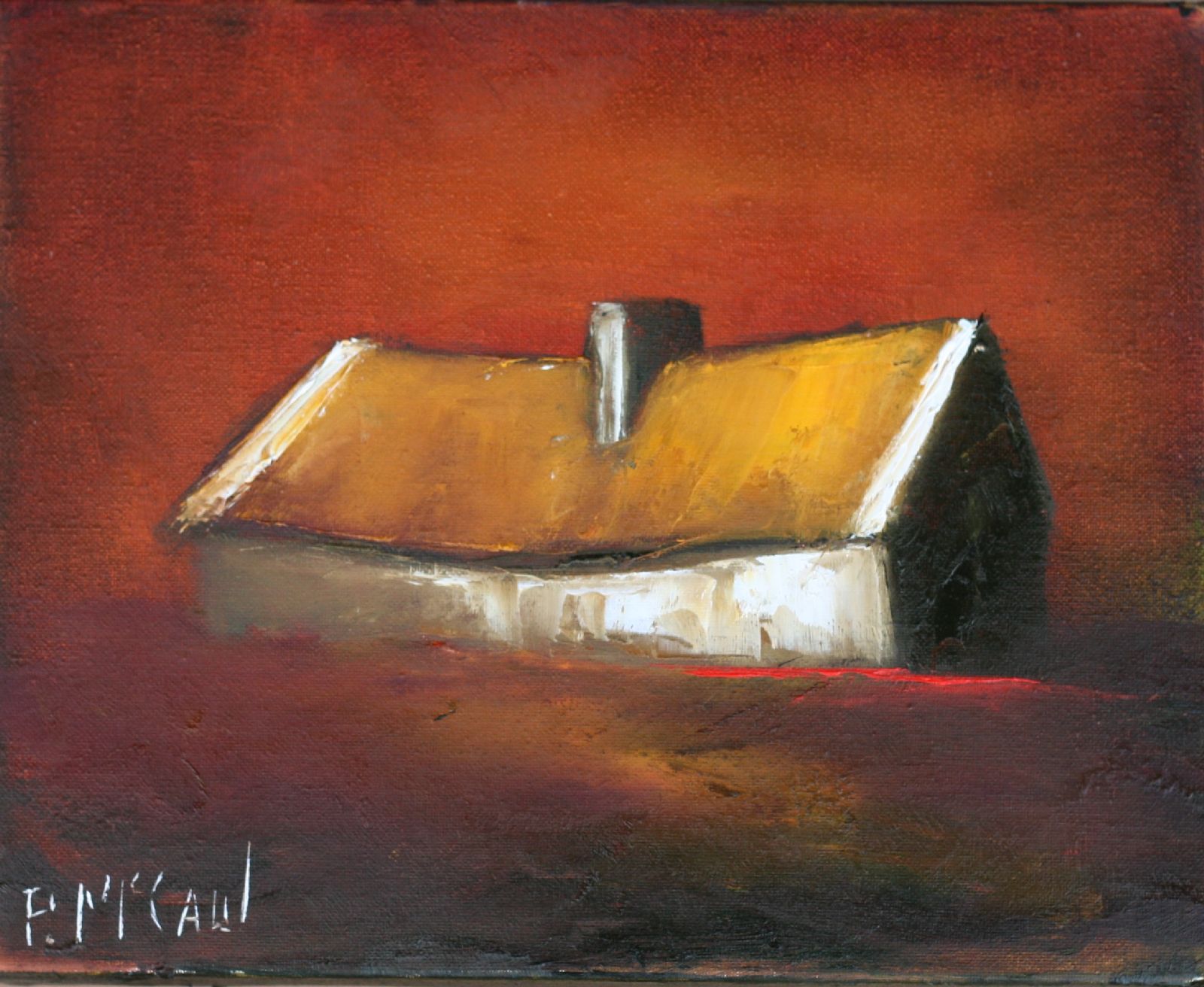 Autumn Cottage   **SPECIAL CHRISTMAS SHOW PRICE ** by Padraig McCaul
