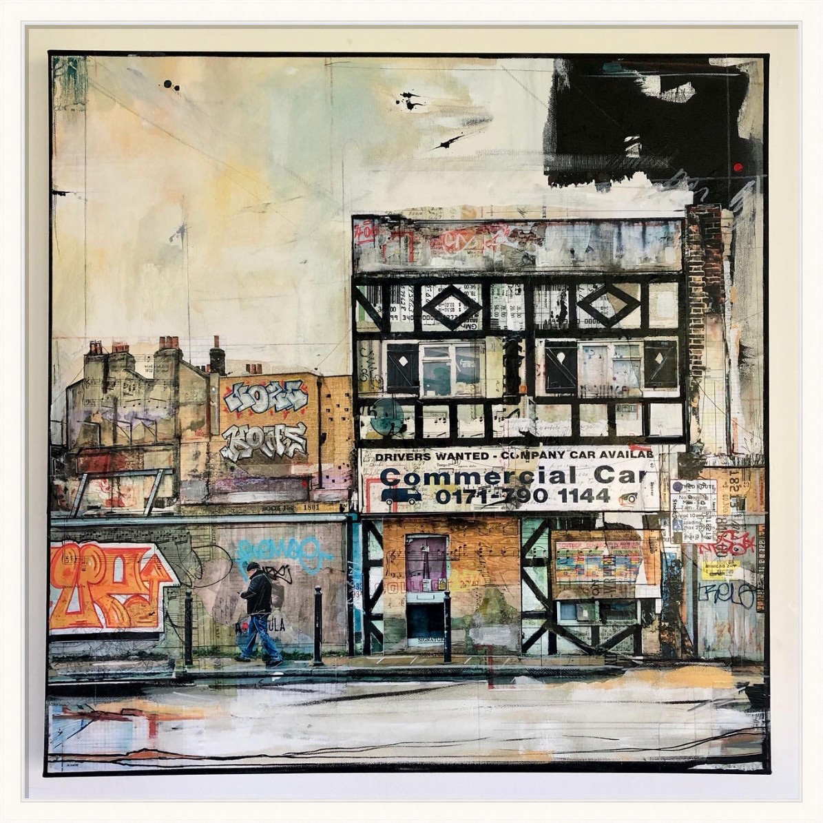 Derelict, Commercial Road, London by Anna  Allworthy
