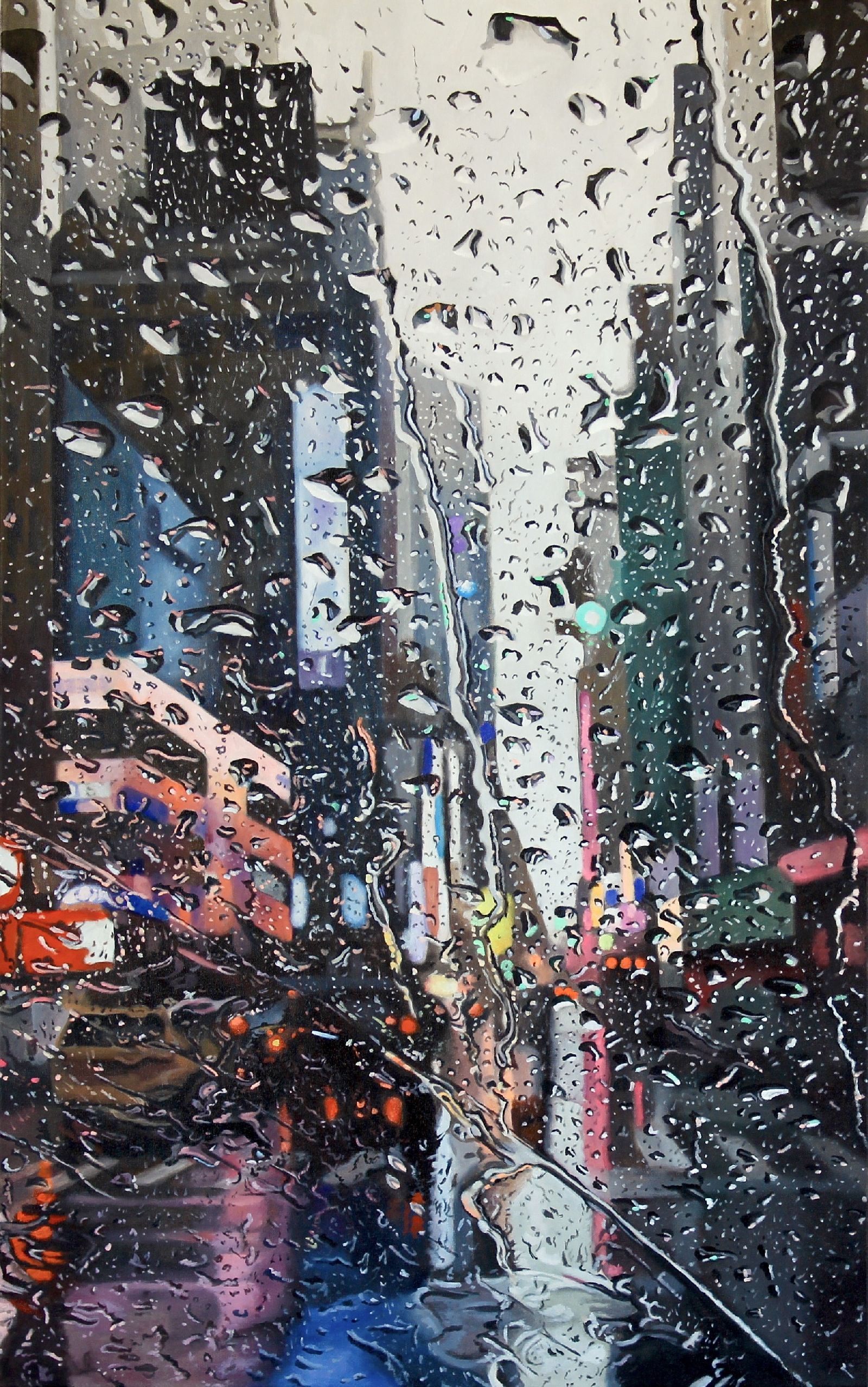  Seventh Avenue Rains  by Michael  Steinbrick