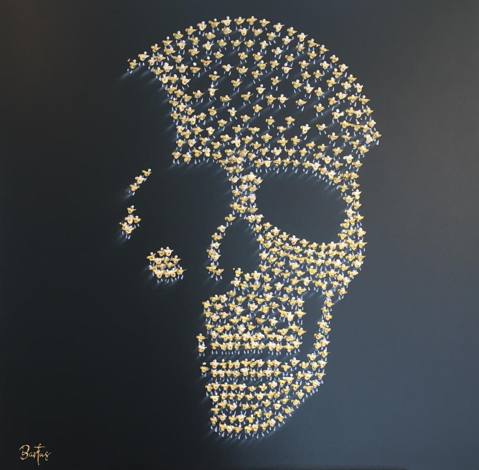 Gold Skull by Francisco Bartus