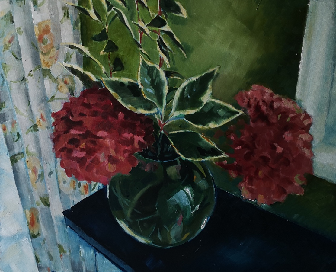 Hydrangeas  by Denise Hussey