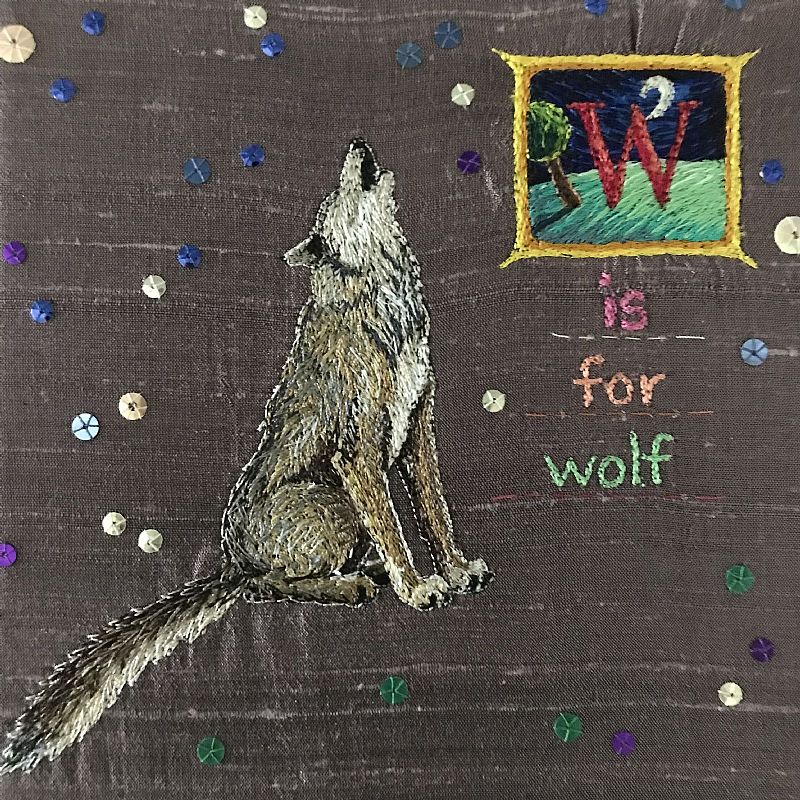 Aileen  Johnston - W is for Wolf 
