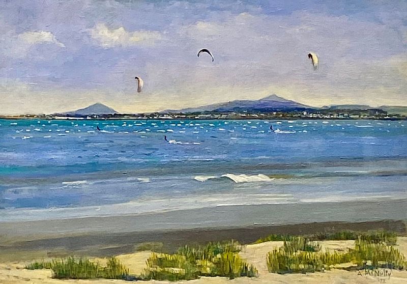 Anne Mc Nulty - Kite Surfers , Sandymount