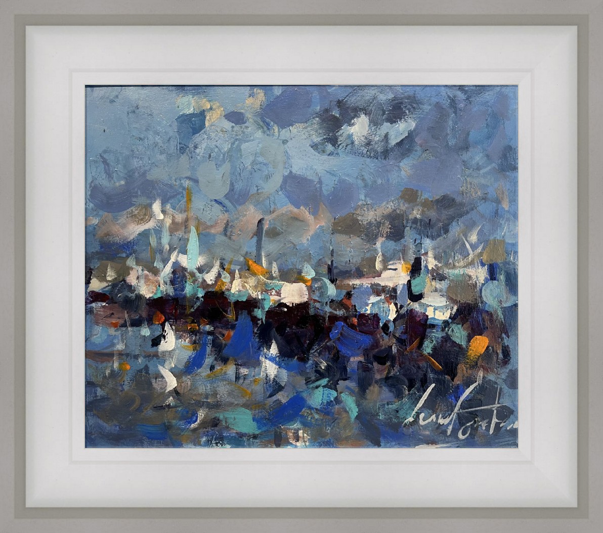 Blue Harbour I by Leonard Sexton