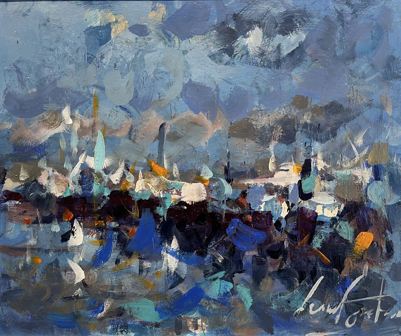 Blue Harbour I by Leonard Sexton