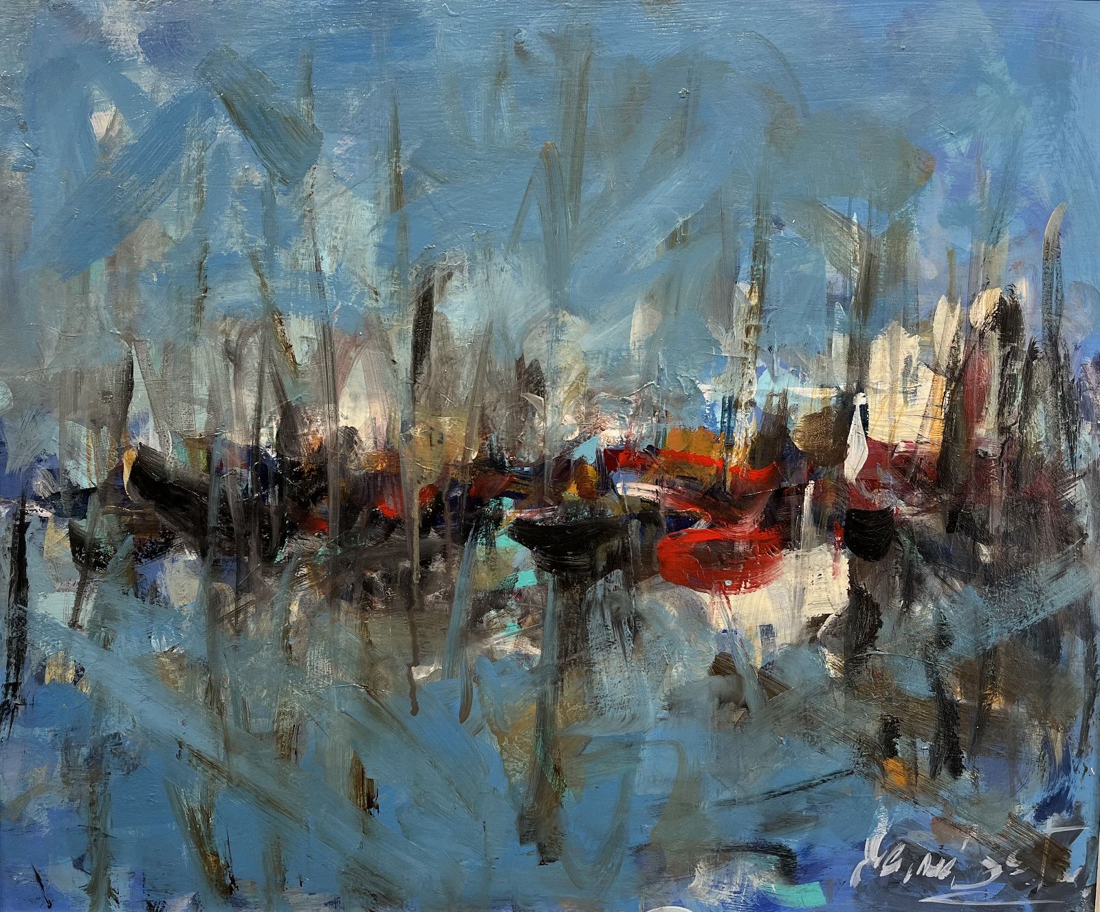 Blue Harbour II by Leonard Sexton