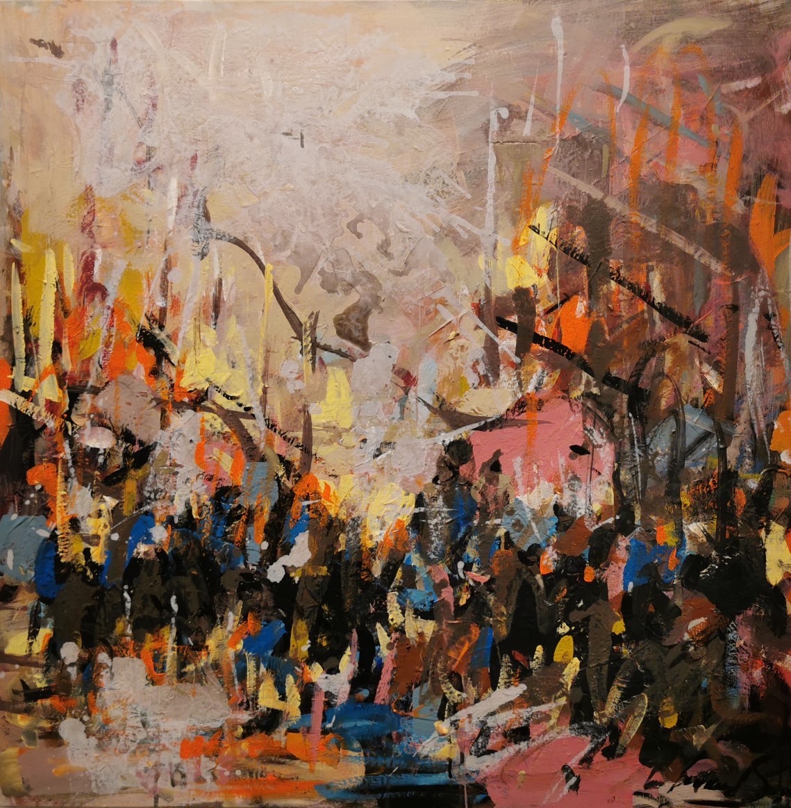 City rush by Leonard Sexton