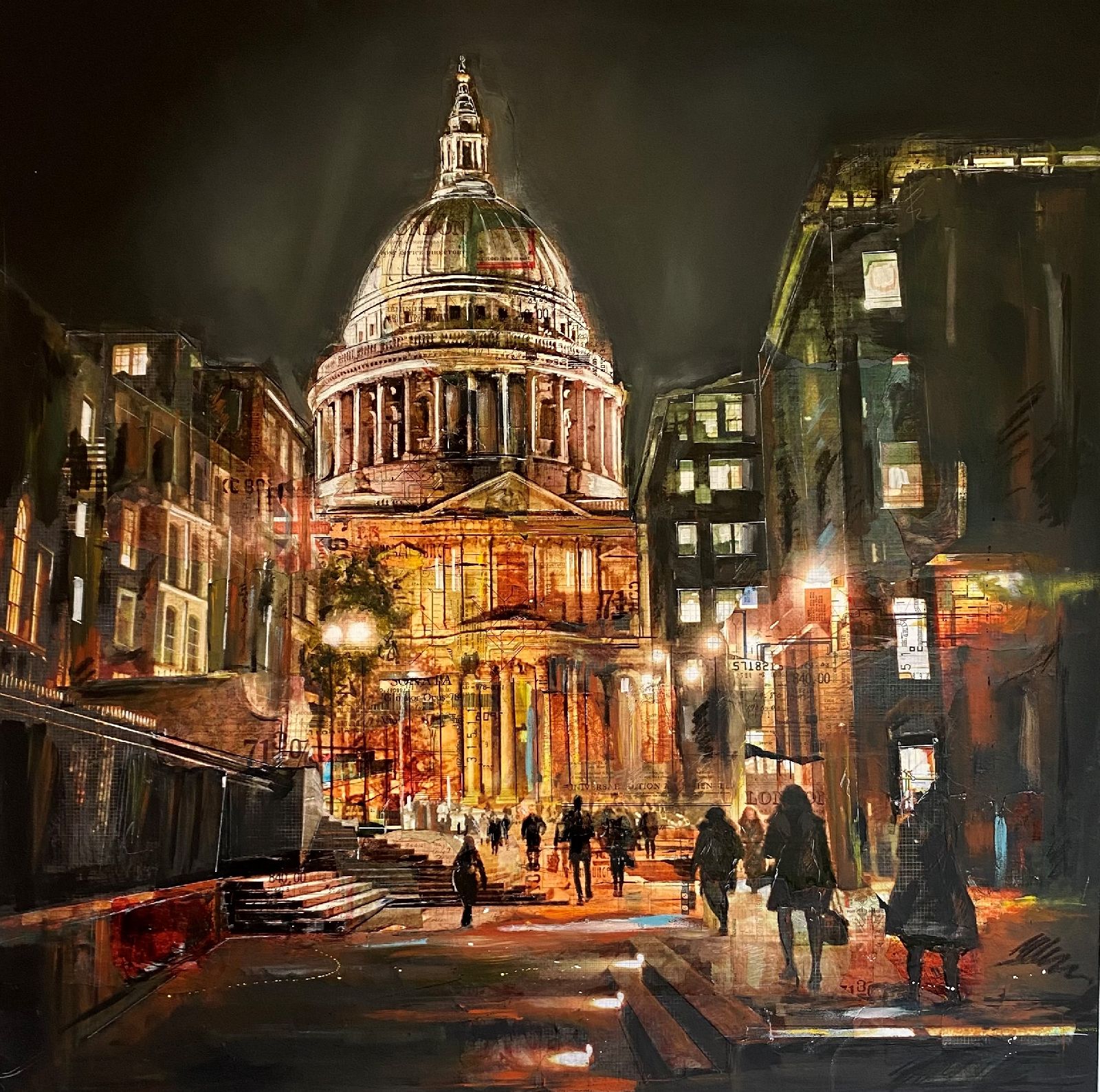 Night at St. Pauls by Anna  Allworthy