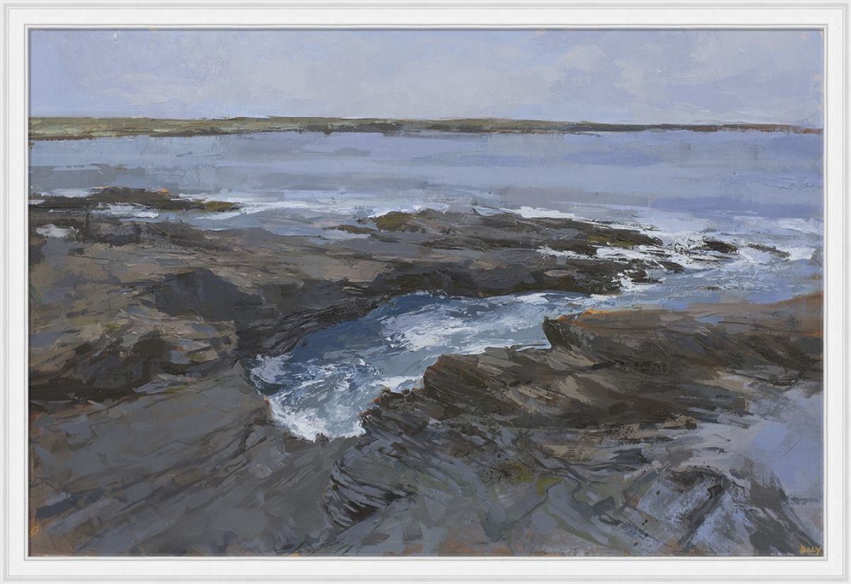 Jutting shore, Cream Point by Ivan  Daly