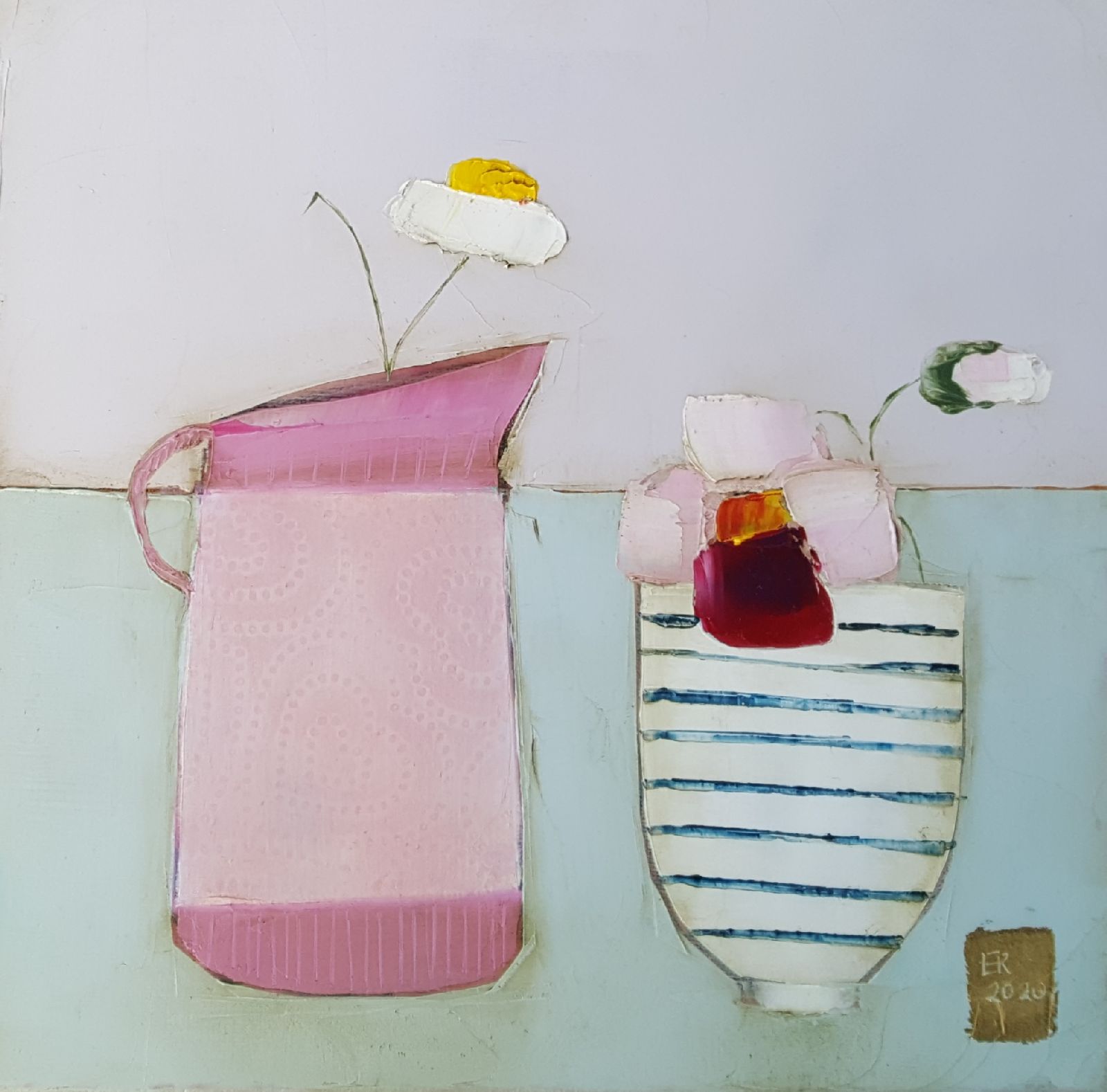 Eithne  Roberts - Little Hearts and stripes