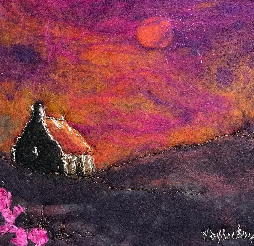 Orange Sunset by Moy  Mackay
