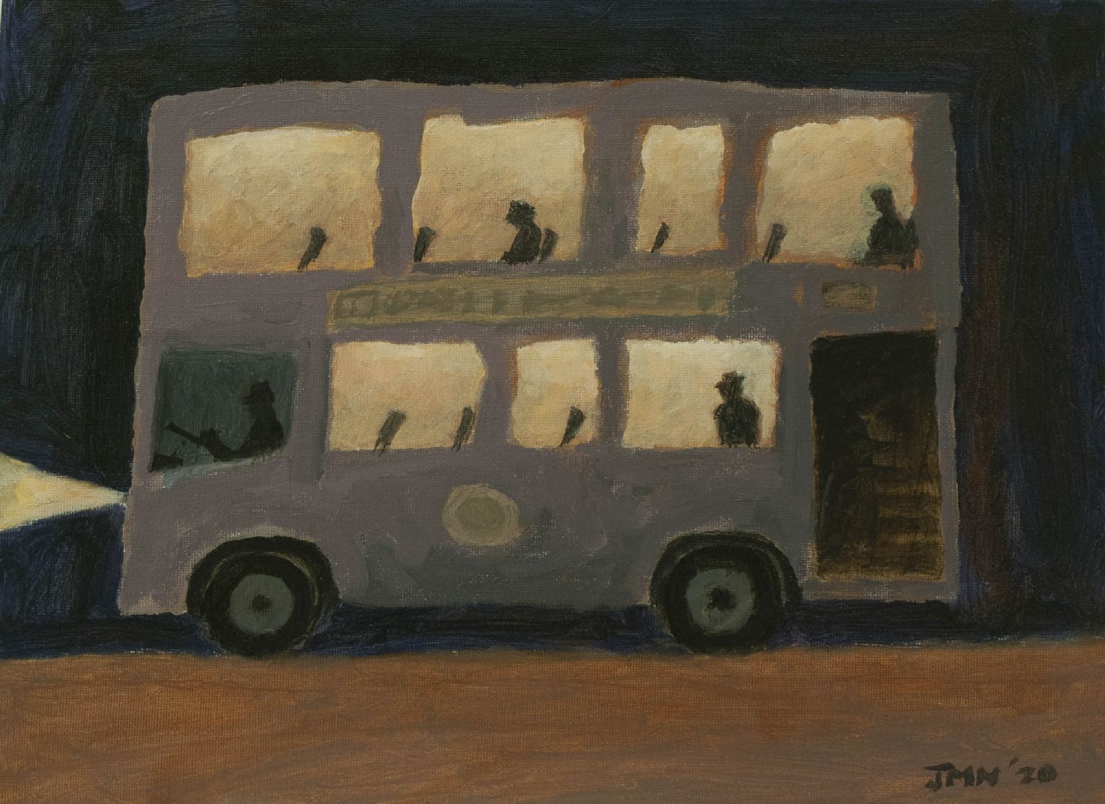 Night Bus by John  McNulty 