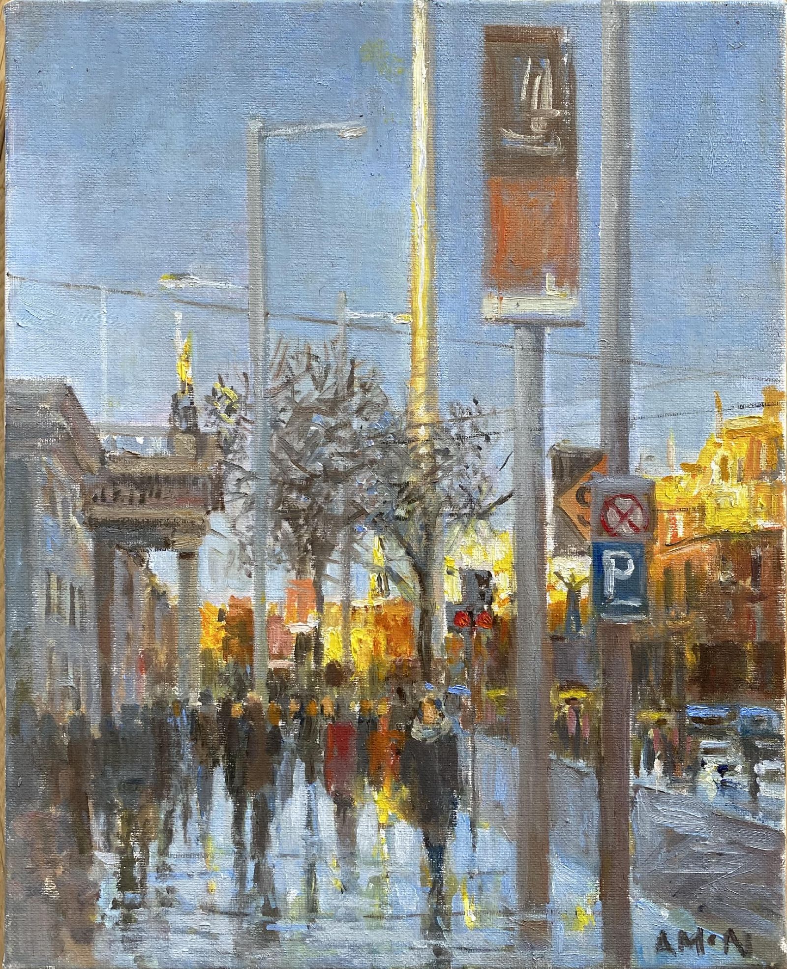 O Connell St. Winter sun by Anne Mc Nulty