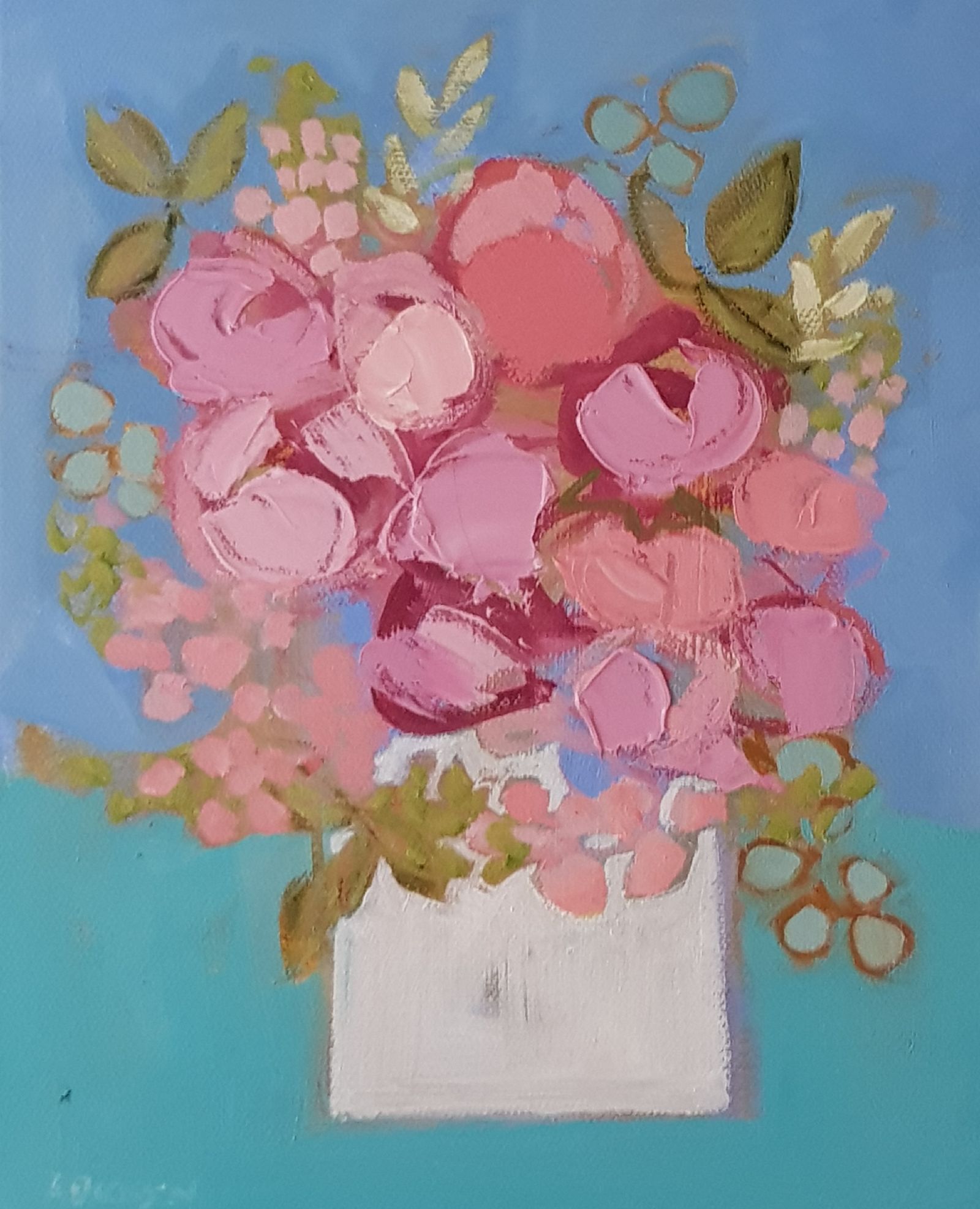 Peonies 2 by Alison  Dickson