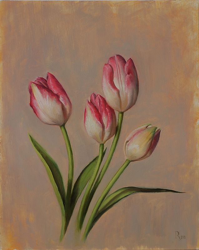 Rae Perry - Pink Tulips